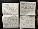 Tucson - Tape 0009 - #1199 - The West Wing (Nov 15, 2000 and more), Very long notes!  See photos