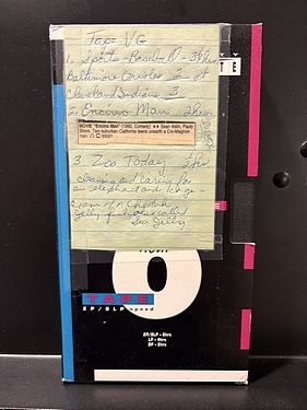 Toledo - Tape V-G - #1393 - Baseball Oriels at Indians (Sept 8, 1995), Encino Man, Zoo Today