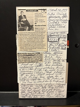 Tucson - Tape 0081 - #1562 - Late Show with Craig Kilborn (premiere! March 30, 1999), Beverly Hills 90210 - with TV Guide clips