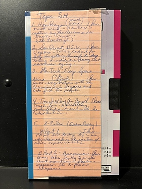 Toledo - Tape S-H - #1997 - Hawkeye, SeaQuest DSV, Star Trek DS9, Touched by an Angel, X-Files (October 1994)