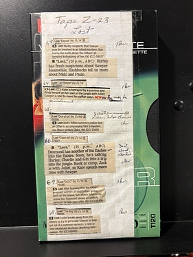 Toledo - Tape Z-23 - #1998 - Lost (tv) Episodes (April 2007)