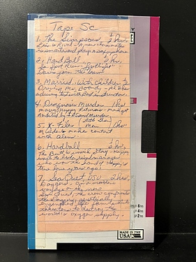 Toledo - Tape S-C - #1999 - The Simpsons, Hardball (lost episode?!), Married...with Children, Diagnosis Murder, X-Files, SeaQuest DSV (Sept 1994)