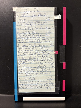 Toledo - Tape T-L - #2000 - Aliens for Breakfast, The Real Frankenstein, Star Trek: Voyager, Due South, Diagnosis Murder, X-Files (Jan-Feb 1995)