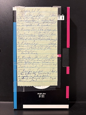 Toledo - Tape U-Y - #2003 - Burke's Law, Kung Fu, Phar Lap, Murder...She Wrote