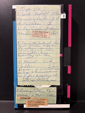 Toledo - Tape V-K - #2004 - Baseball: Royals at Indians, Dr. Quinn, Touched by an Angel, Married...with Children, Guiding Light